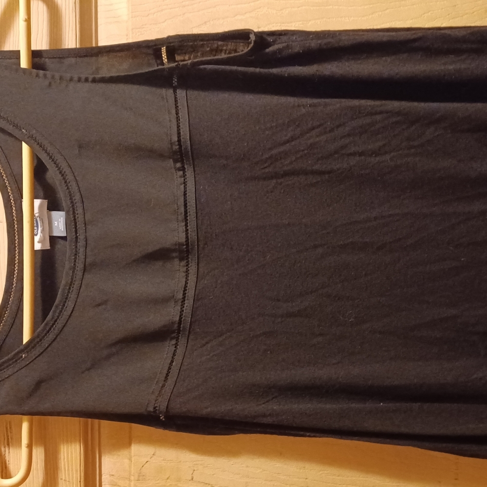 Black tank top
